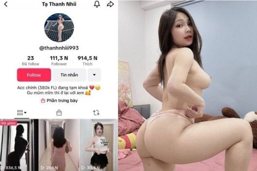 Clip sex tiktoker Tạ Thanh Nhi đít to yêu doggy