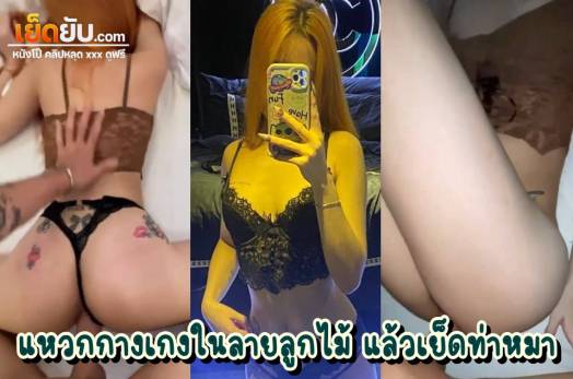 คลิปหลุดไทย นัดเย็ดไซด์ไลน์สุดร้าน ลูกค้ารีเควสชุดชั้นในลายลูกไม้สีดำ ก็เลยจัดให้ตามคำขอ โม๊กเสร็จหันตูดให้ลูกค้าแหวกหีเย็ดท่าหมาอย่างฟิน
