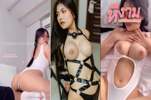 คลิปหลุดไทย amam7078 น้องแอม สาวสวยนมใหญ่หุ่นงามๆ งัดควยผัวขึ้นมาชักให้แล้วโมีกต่อดูดจ๊วบๆ แหวกเป้าเอาควยยัดหีกระเด้า ขึ้นขย่มตับๆ โยกๆ บดๆ ปล่อยแตกราดตัวฟินๆ