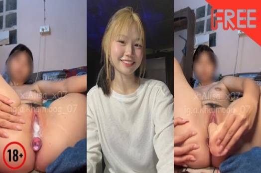 คลิปหลุดนู๋จิไข่มุก Alisa_x07 น้องมุกสาวมอปลายนอนแหกหีเล่นเซ็กส์ทอย XXX ติ้วเสียวจนน้ำเงี่ยนไหลเยิ้มแฉะคารูก่อนเอาควยปลอมตกเบ็ดแหย่เข้าแหย่ออกจนสำเร็จความใคร่